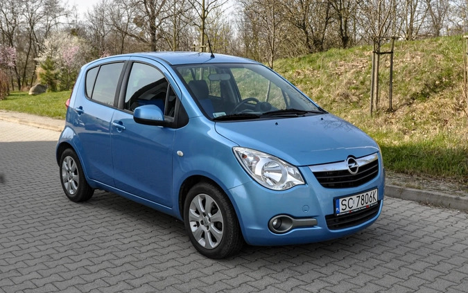 Opel Agila cena 14900 przebieg: 114000, rok produkcji 2008 z Sianów małe 67